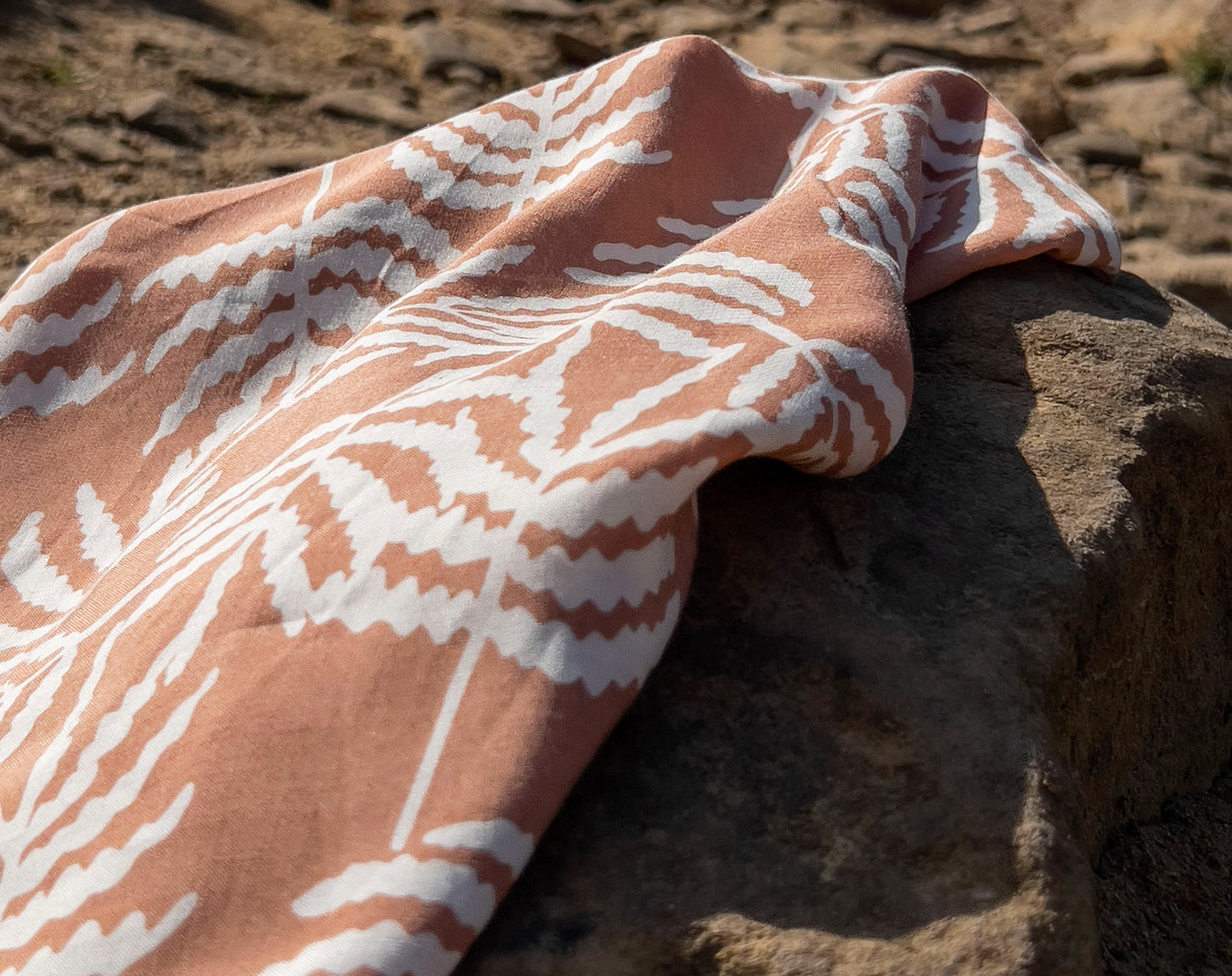 Bolt End • Ferngully Cinnamon on Rayon Challis