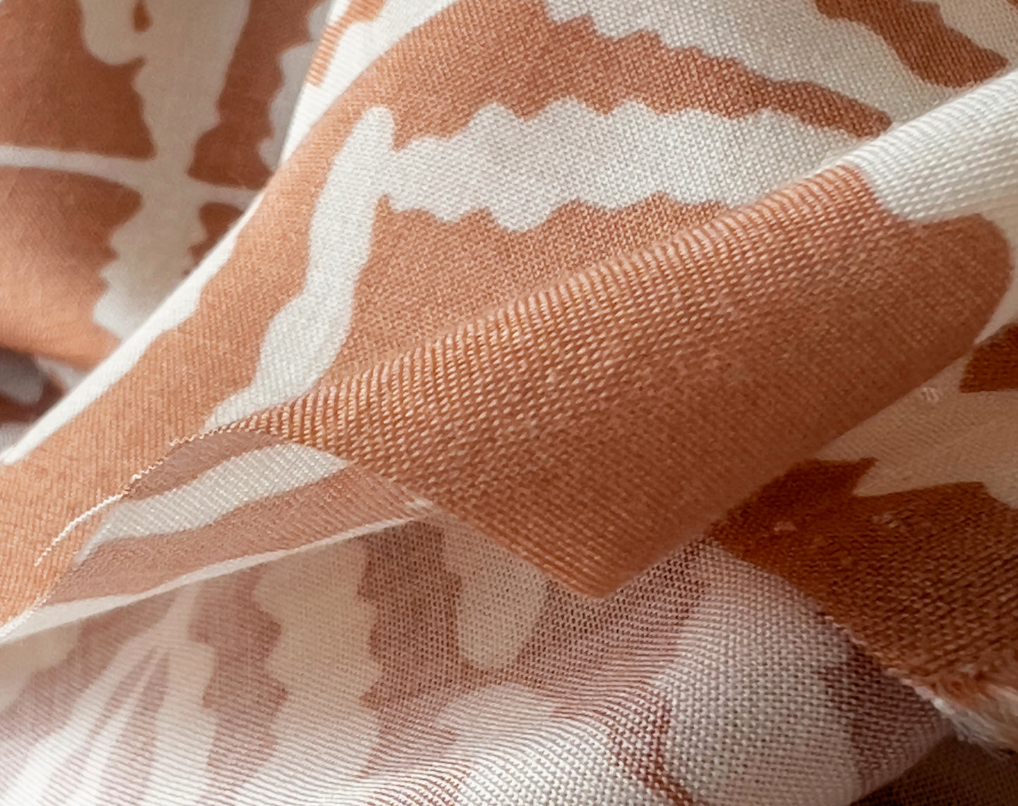 Bolt End • Ferngully Cinnamon on Rayon Challis