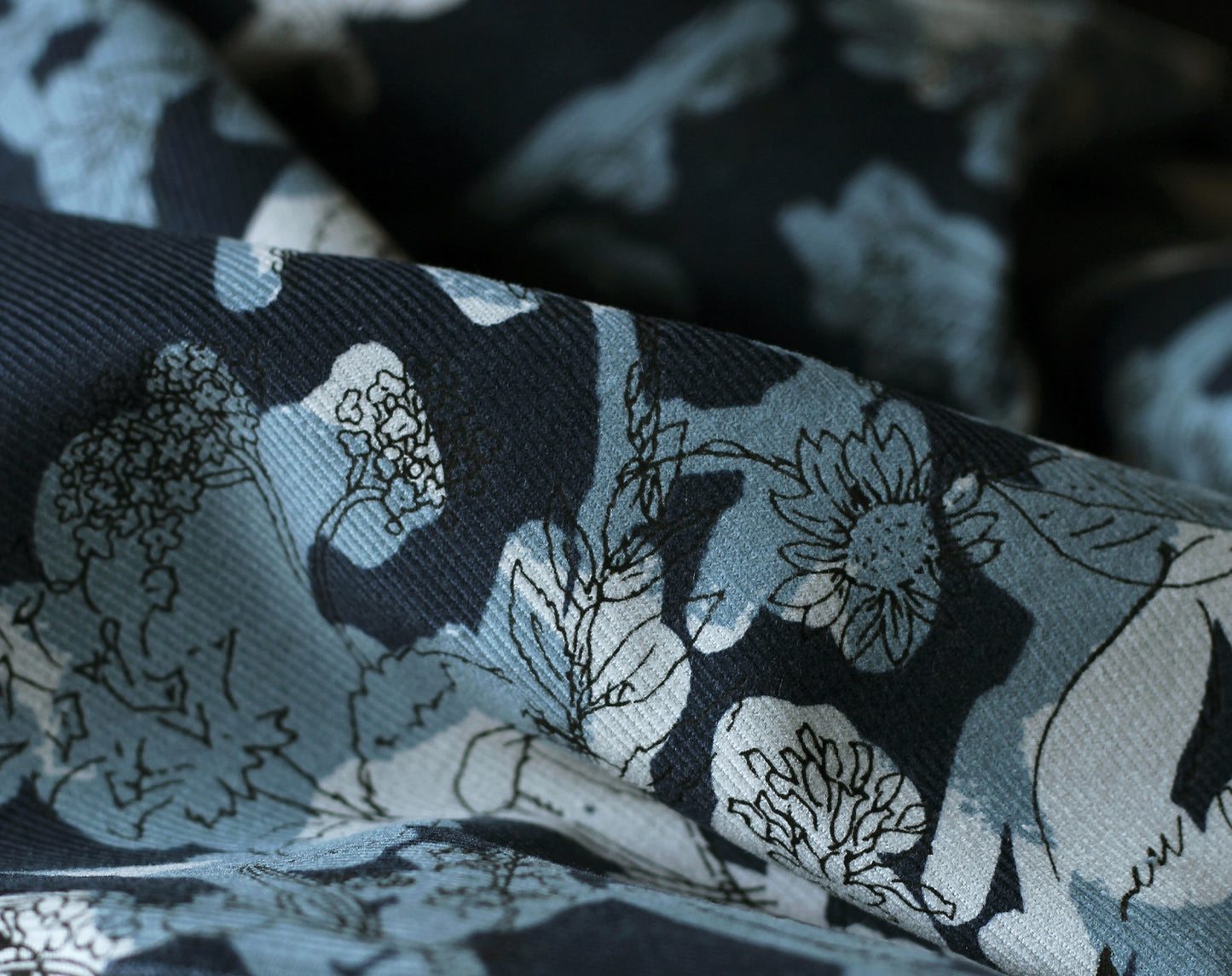 Japanese Fine Wale Corduroy ‘Sketch’ by Hokkoh