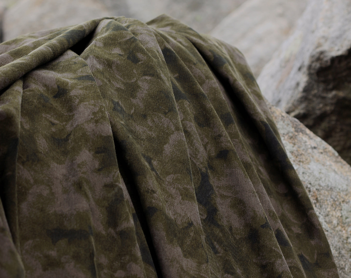 Japanese Fine Wale Corduroy ‘Watercolour’ by Hokkoh