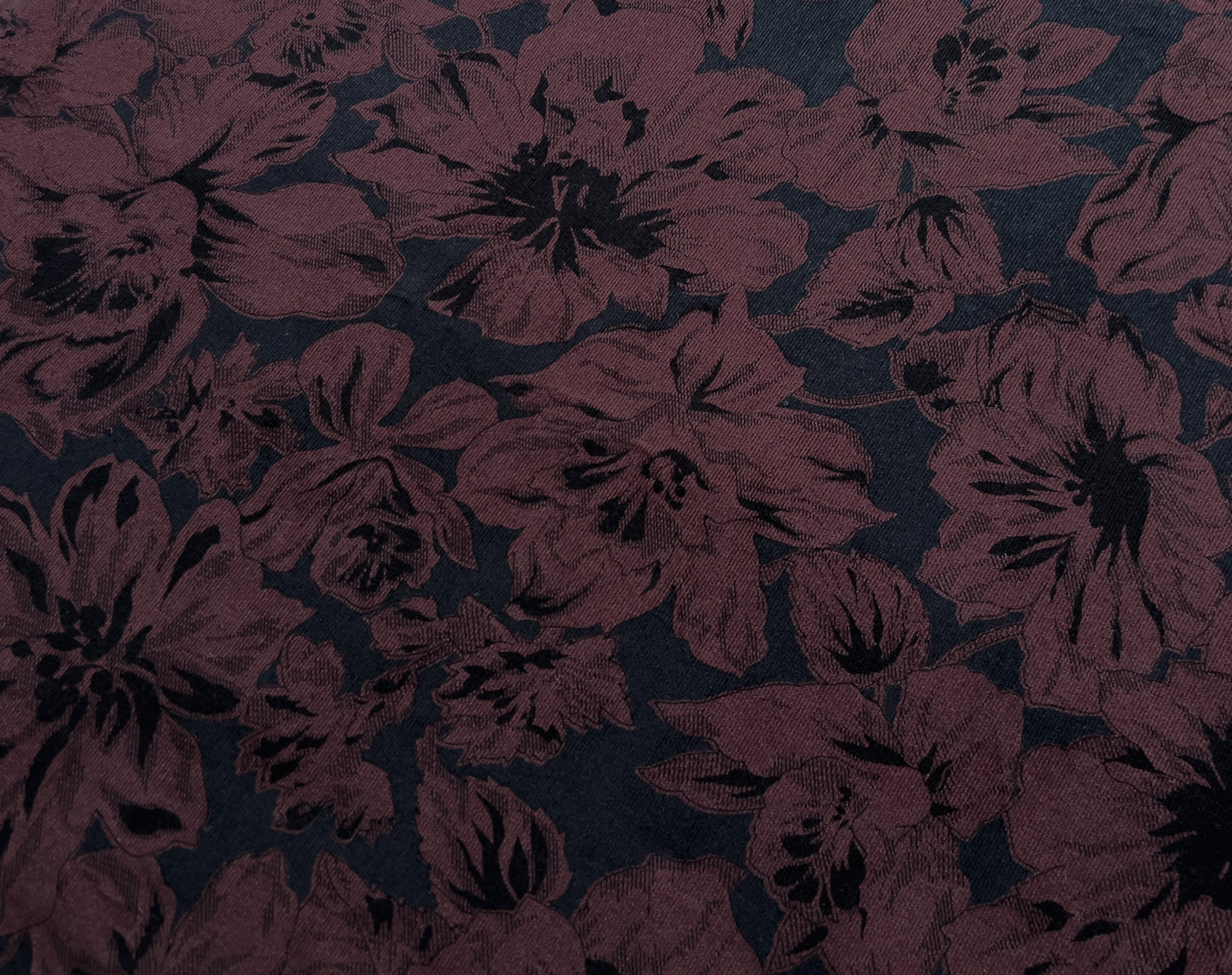 Bolt End • Japanese Fine Wale Corduroy 'Berry Botanical' by Hokkoh