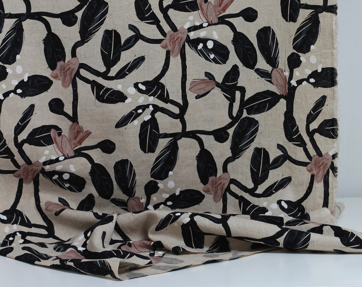 Japanese Linen Mix 'Lola' by Hokkoh