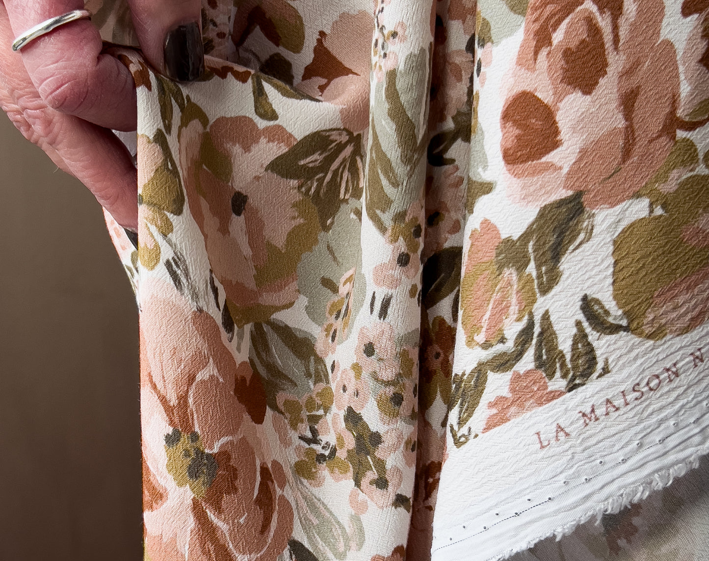 Crepe Viscose ‘Marocaine Jardin’ by La Maison Naïve