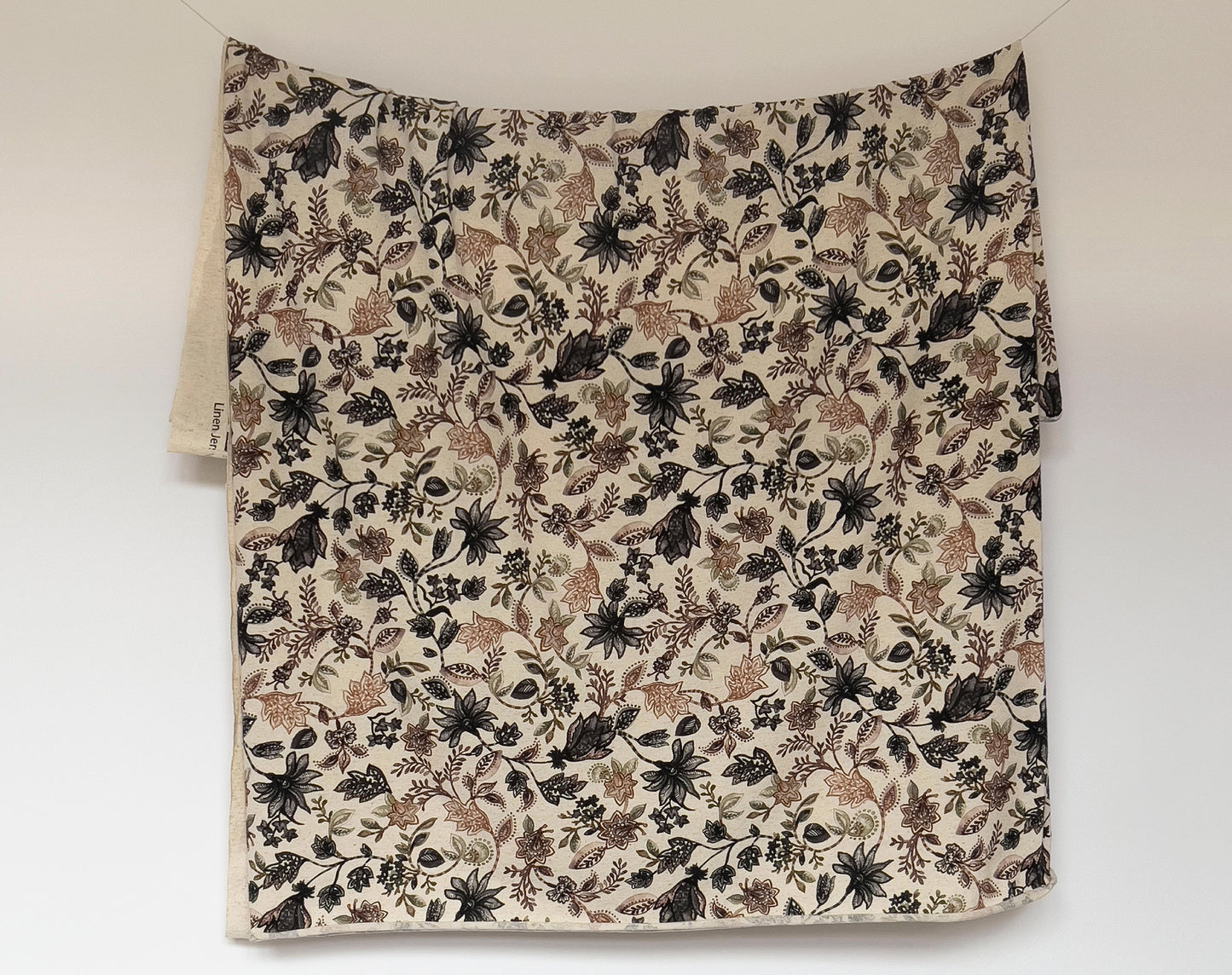 Bolt End • Linen Blend Botanical Print Jersey