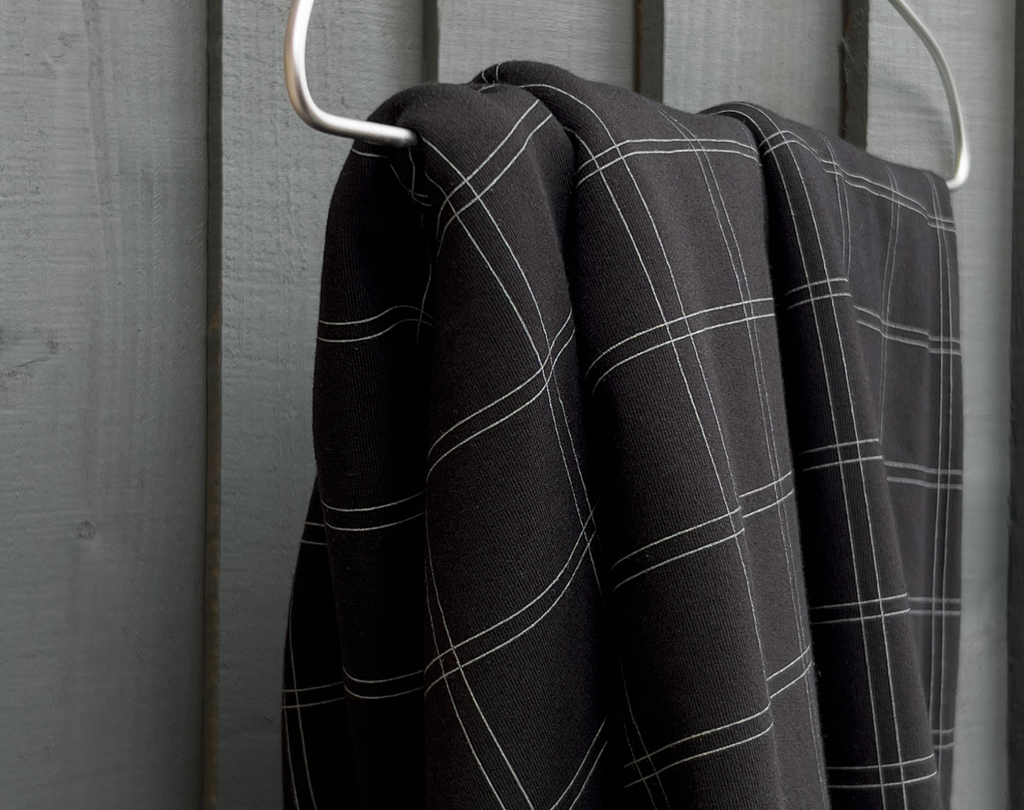 Bolt End • Grid French Terry Sweater Knit by See You at Six