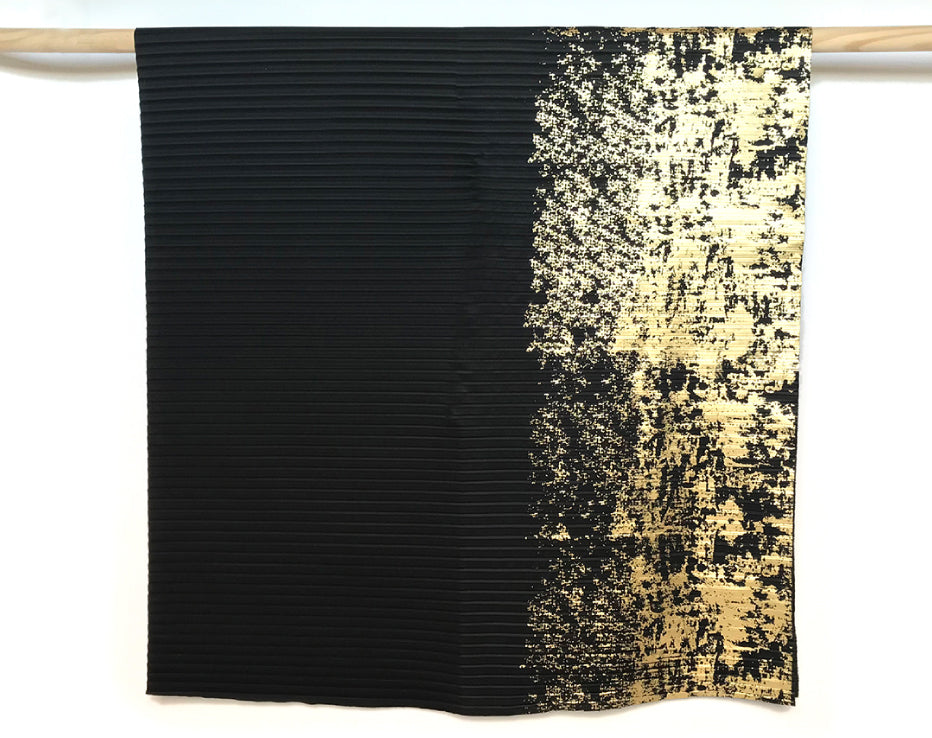 Hand Printed Bremen Pleat by Lotte Martens