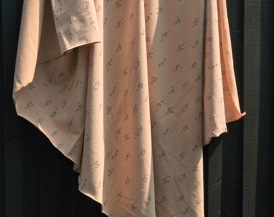 Nude Drips French Terry Sweater Knit by See You at Six