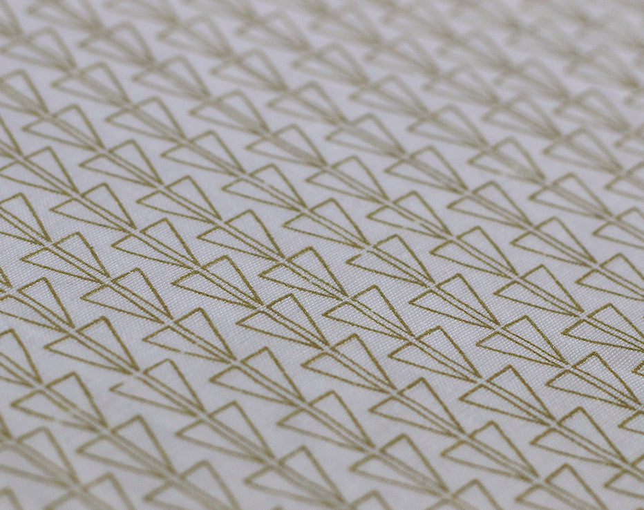 Points Gold Monochrome Double Gauze Cotton by Kokka