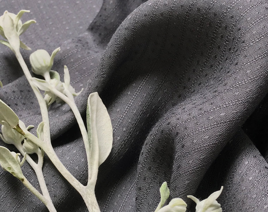 Steel Smoke Grey Organic Aloe Vera Fibre