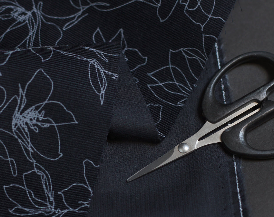 Japanese Corduroy Sketch Flower by Hokkoh