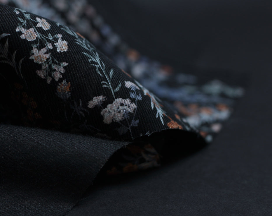 Japanese Corduroy Wildflower Sprigs by Hokkoh