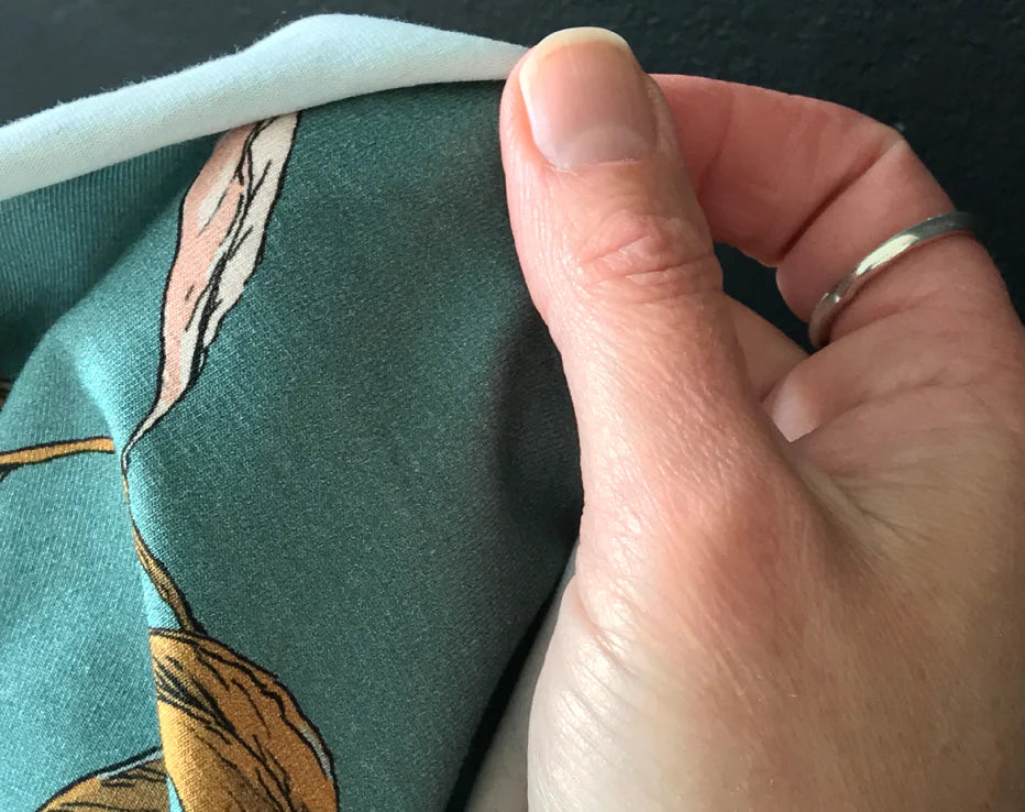 Remnant Hopeapaju Organic Jersey 'Frost' by Nuppu Print Company