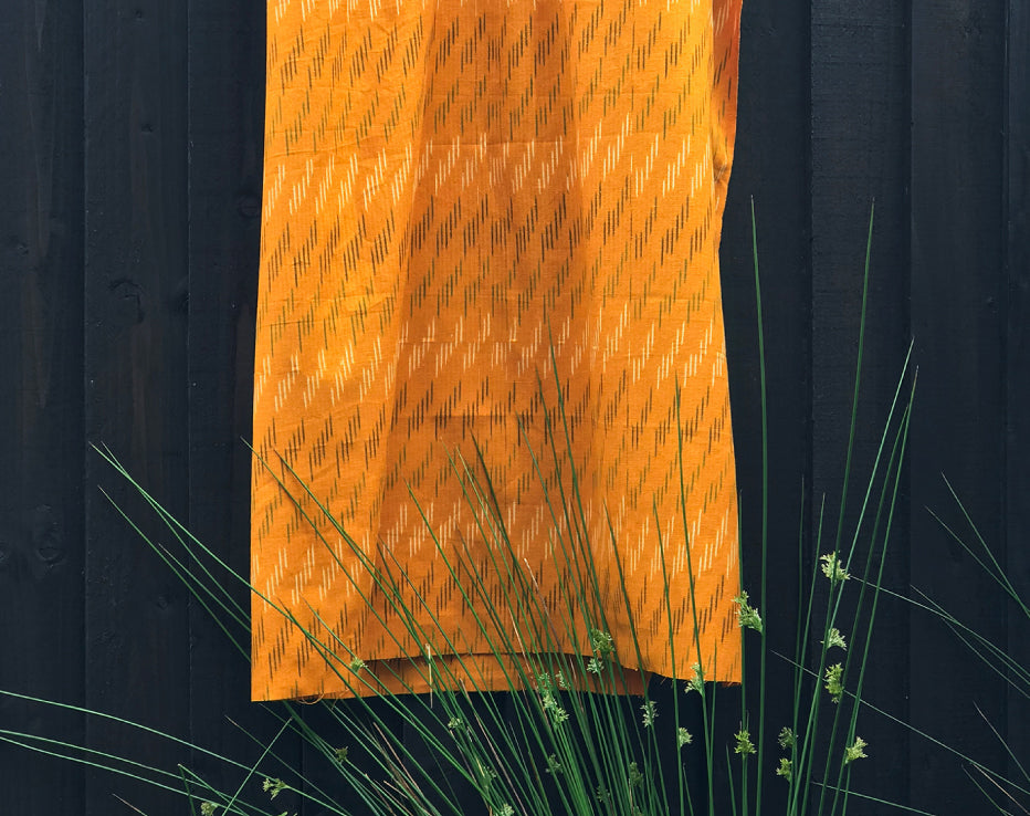 Turmeric Handloom Indian Ikat