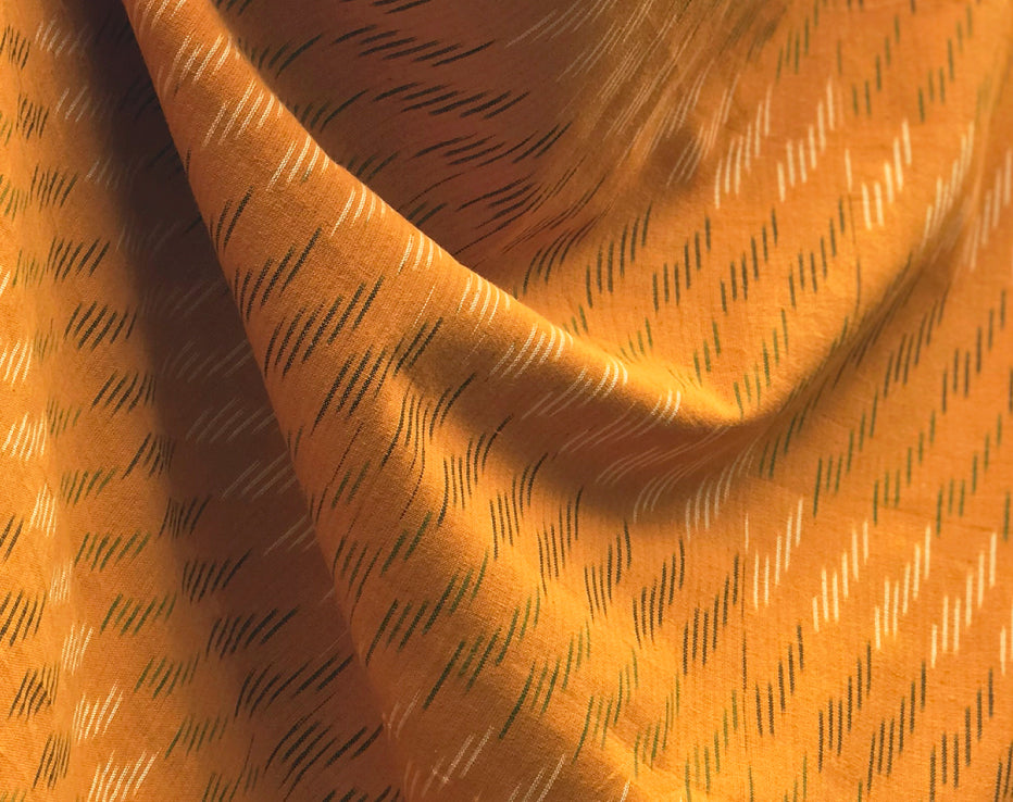 Turmeric Handloom Indian Ikat