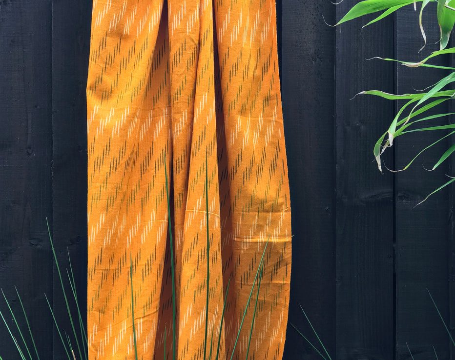 Turmeric Handloom Indian Ikat