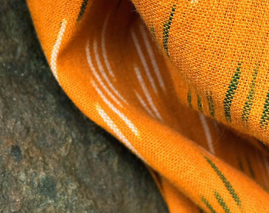 Turmeric Handloom Indian Ikat