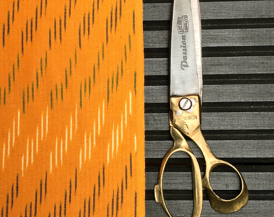 Turmeric Handloom Indian Ikat