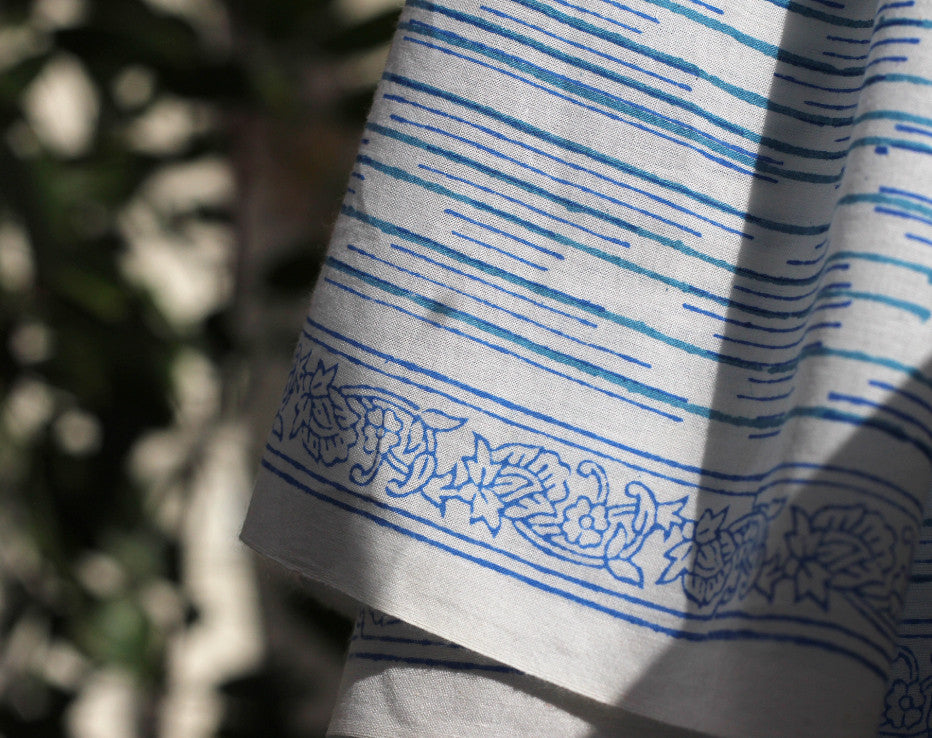 Lines on Lines Indian Block Print
