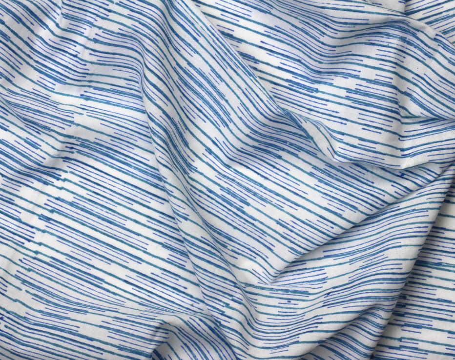 Lines on Lines Indian Block Print