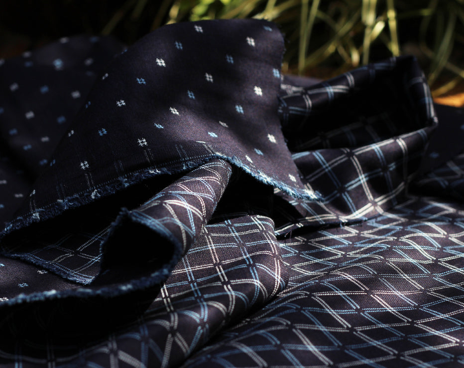 Double Faced Indigo Cotton