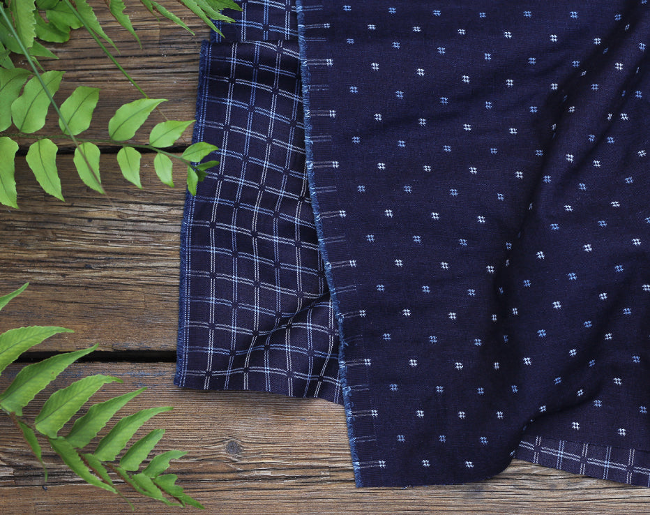 Double Faced Indigo Cotton