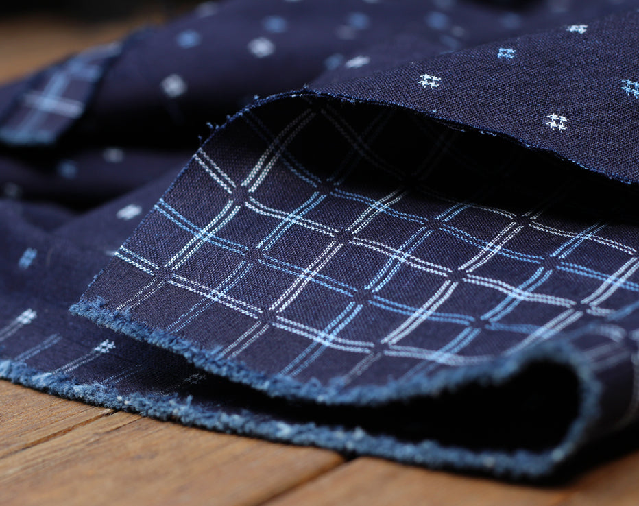 Double Faced Indigo Cotton