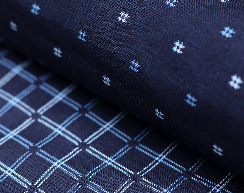 Double Faced Indigo Cotton