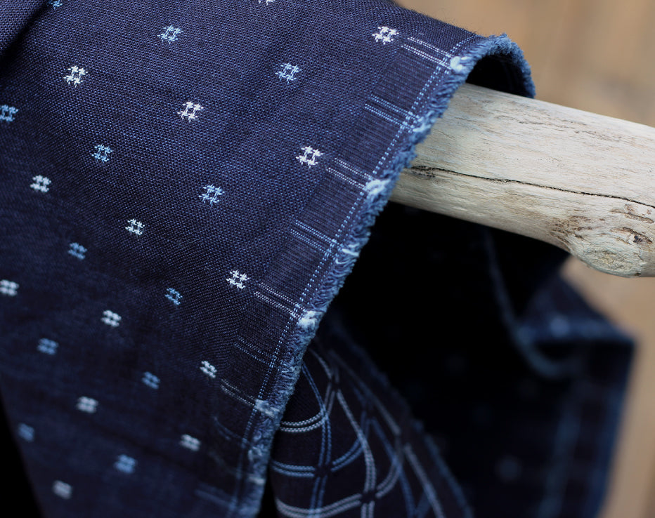 Double Faced Indigo Cotton