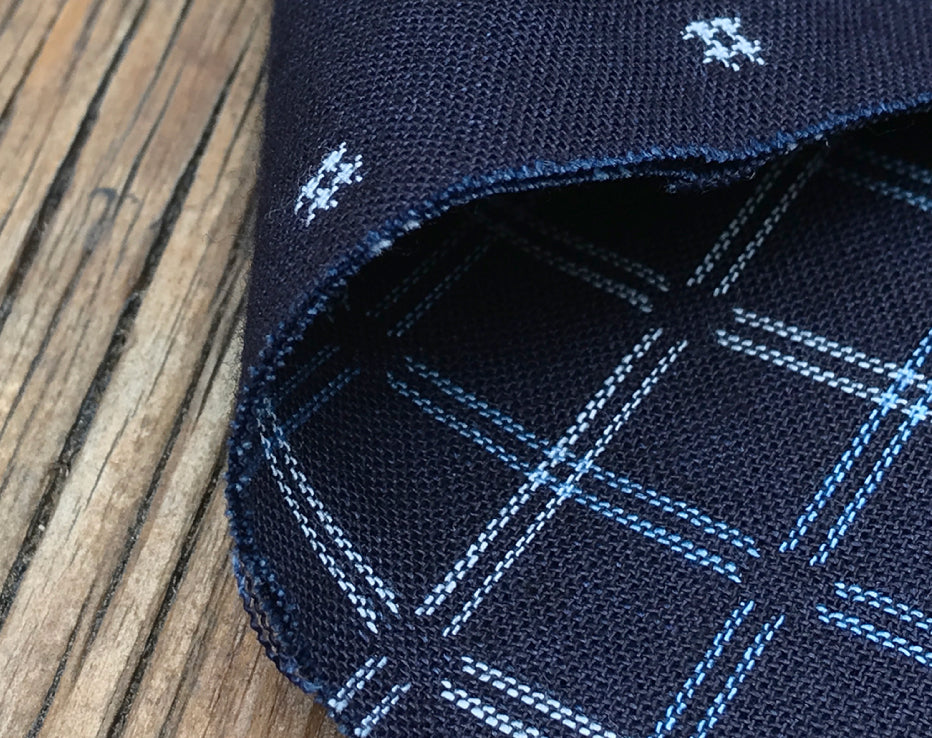 Double Faced Indigo Cotton