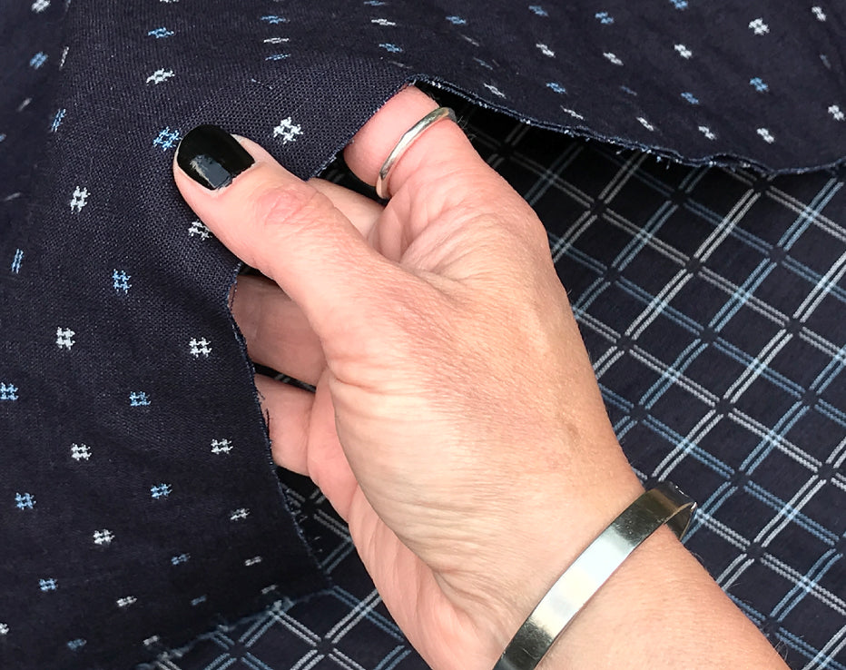 Double Faced Indigo Cotton