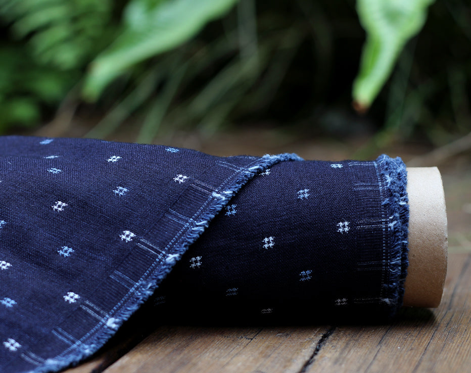 Double Faced Indigo Cotton