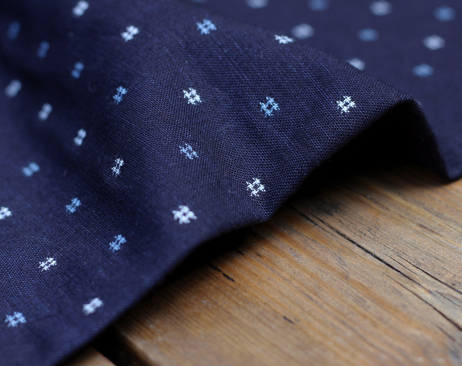 Double Faced Indigo Cotton