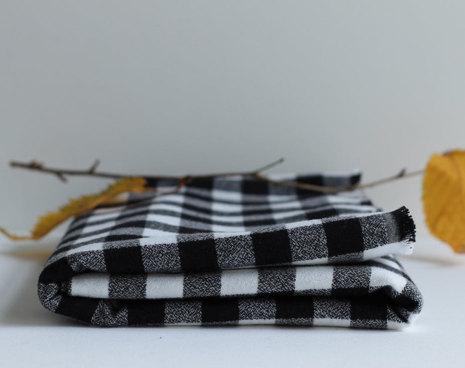Mammoth Plaid Flannel White