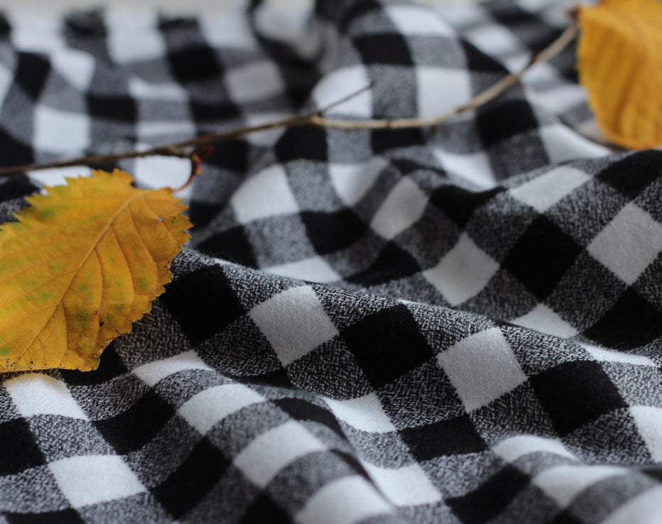 Mammoth Plaid Flannel White