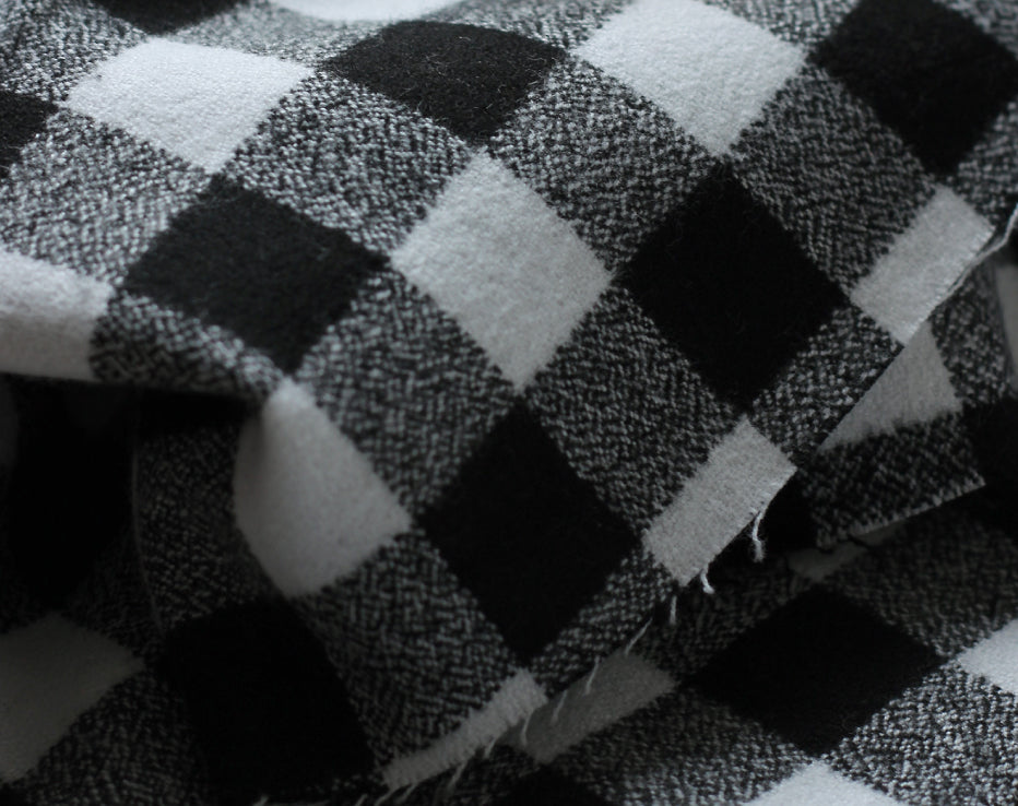 Mammoth Plaid Flannel White