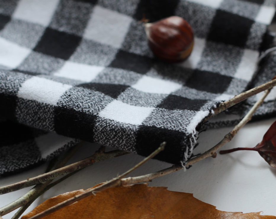 Mammoth Plaid Flannel White