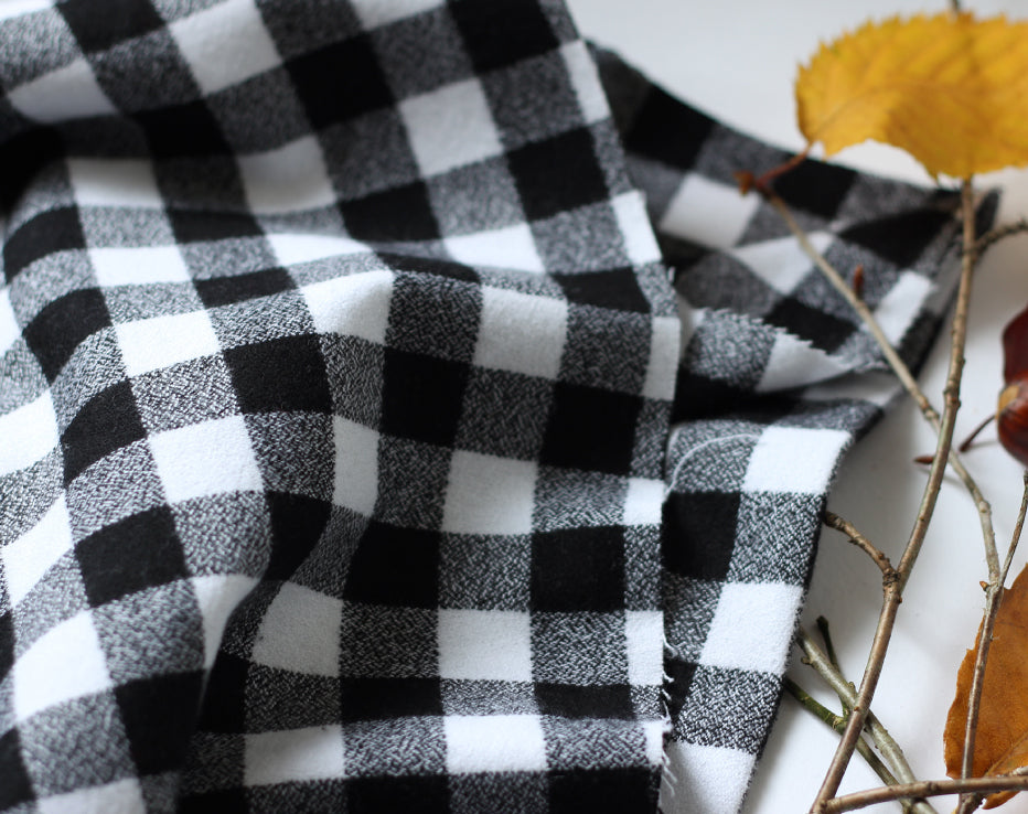 Mammoth Plaid Flannel White
