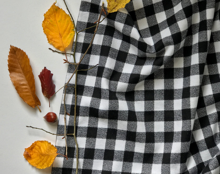 Mammoth Plaid Flannel White