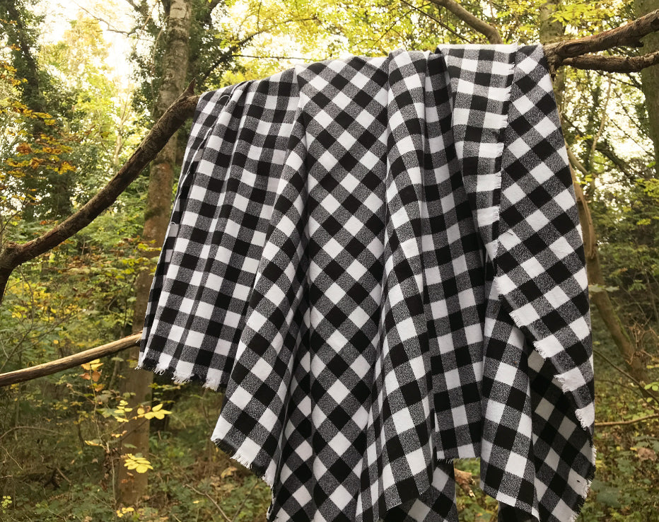Mammoth Plaid Flannel White