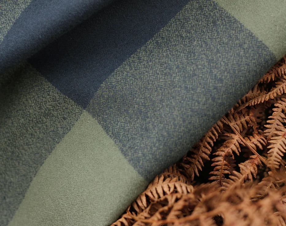 Bolt End Organic Mammoth Plaid Flannel Olive