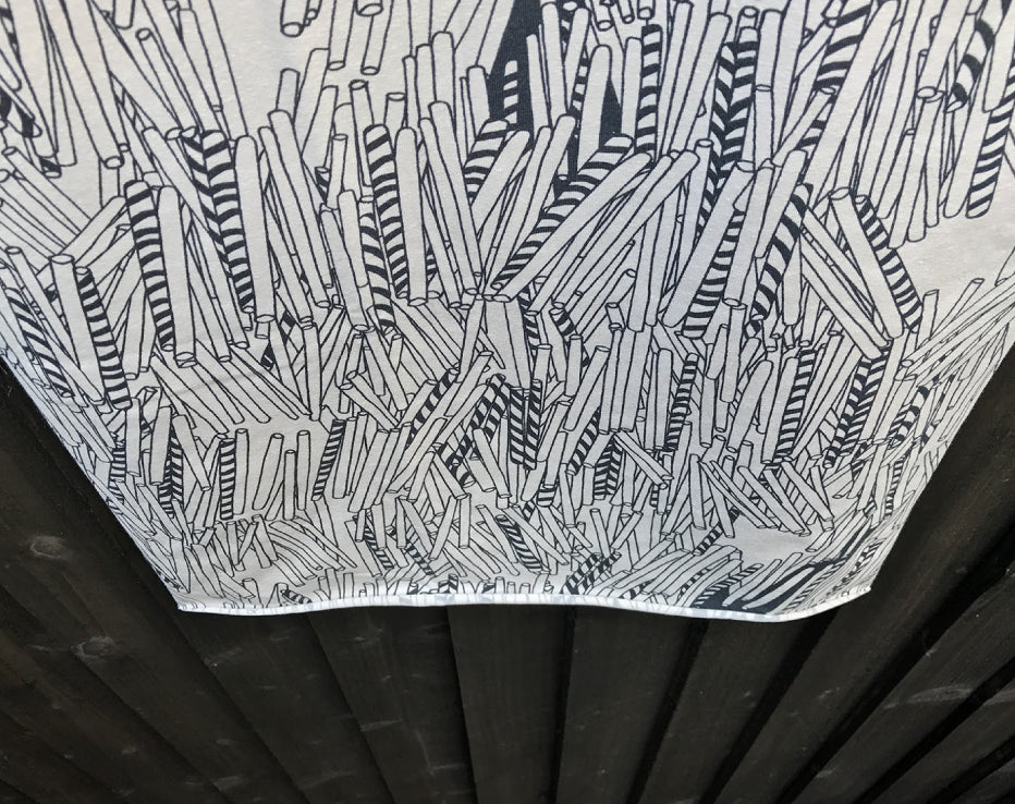 Straws Monochrome Organic Jersey by Papu Stories