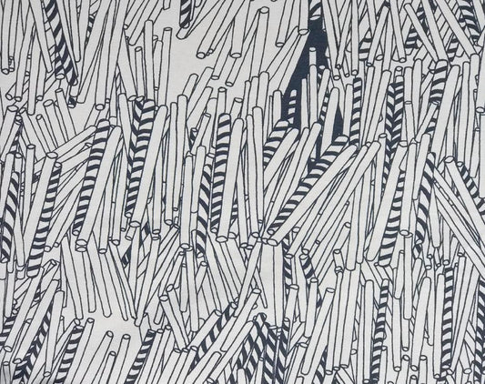 Straws Monochrome Organic Jersey by Papu Stories