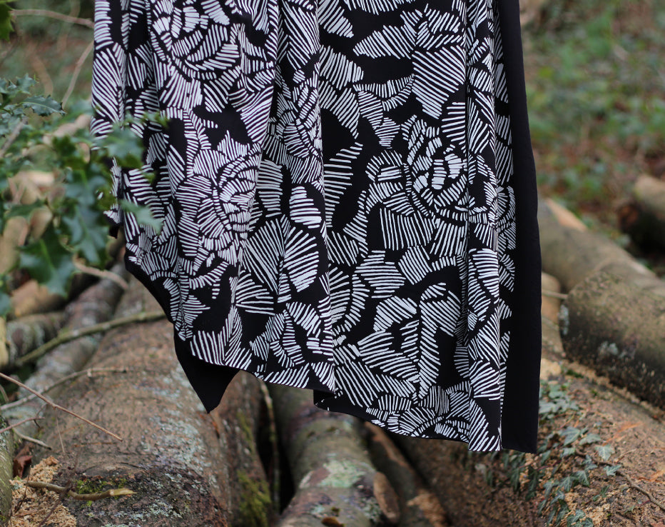 Winter Rose Black French Terry Sweat by See You At Six
