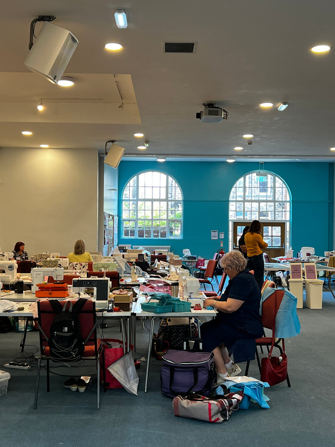 Faberwood Pop Up at the IzzoSew Social Sewing Day