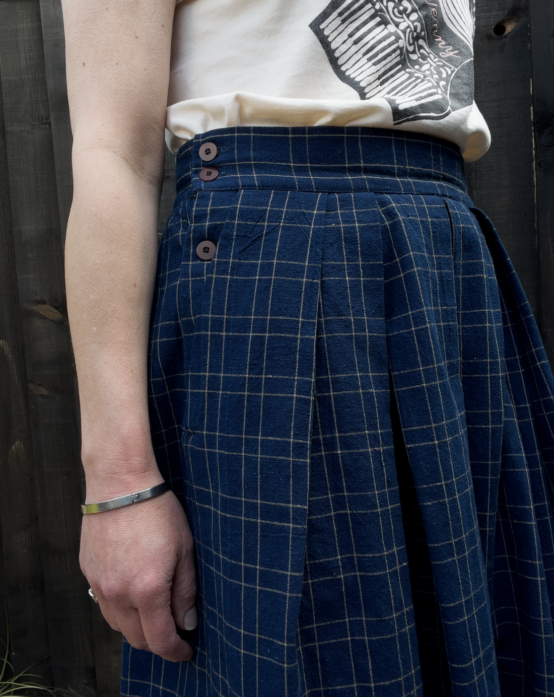 Merchant & Mills Shepherd skirt made in Japanese Madoka