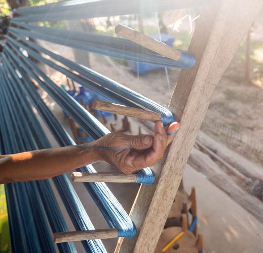 Traditional handloom fabric of Thailand