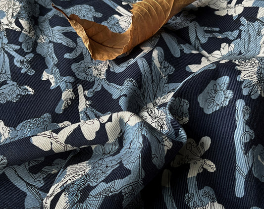 Japanese Fine Wale Corduroy ‘Sketch’ by Hokkoh