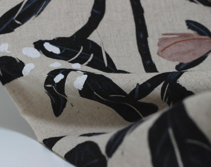 Japanese Linen Mix 'Lola' by Hokkoh