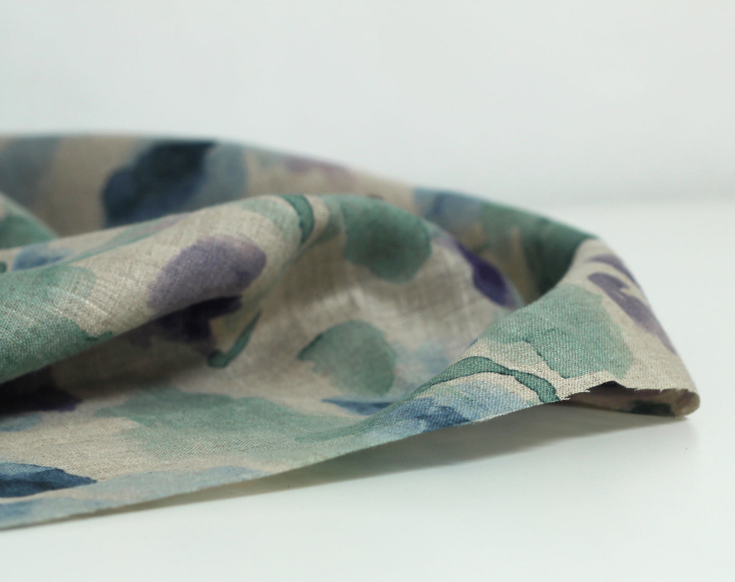 Japanese Linen 'Watercolour' by Hokkoh