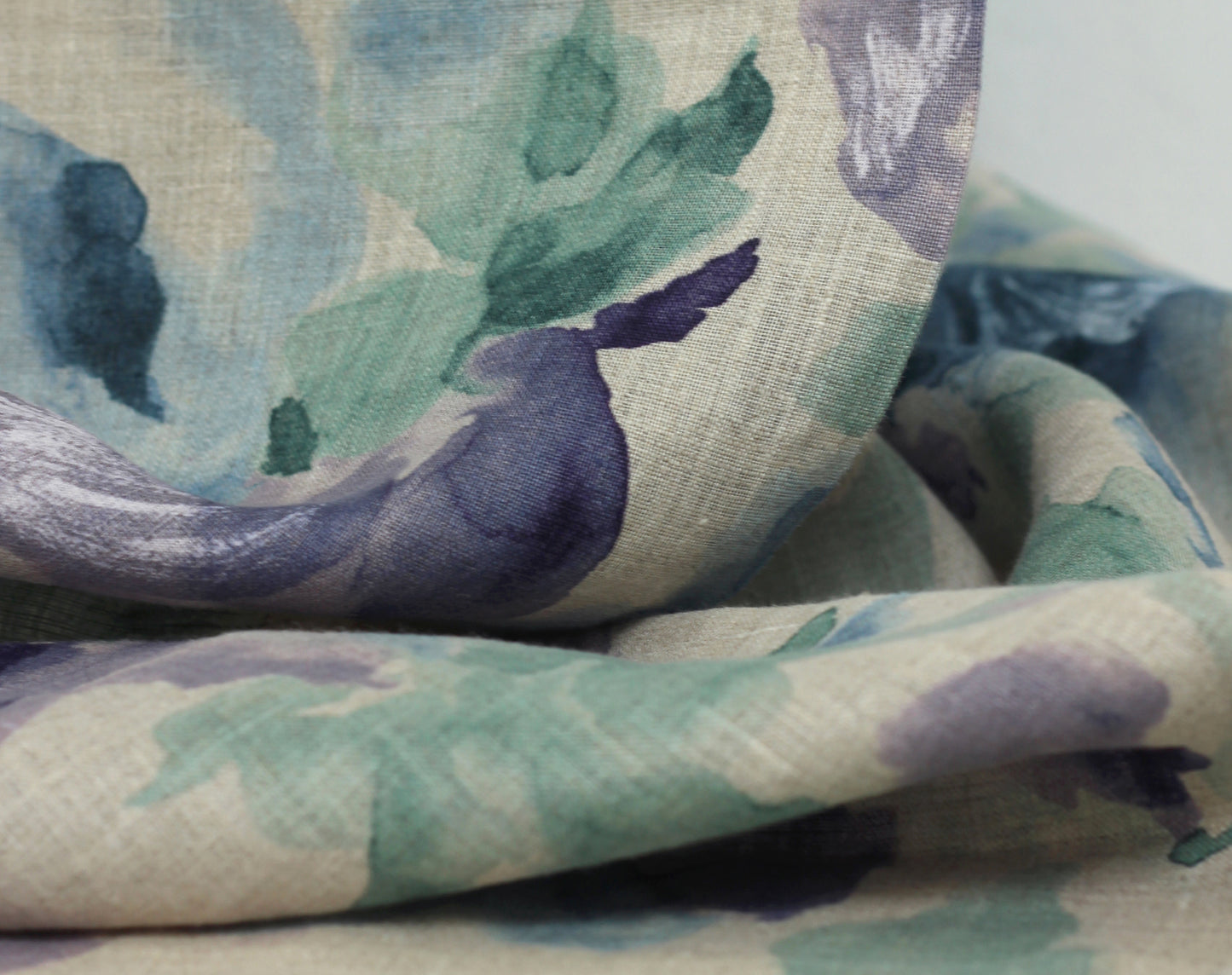 Japanese Linen 'Watercolour' by Hokkoh